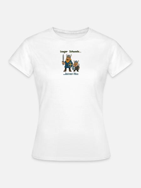 SCHWEDE FINN - Frauen T-Shirt - Weiß