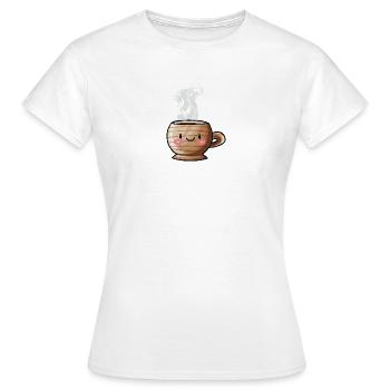 Kawaii Mug - T-shirt Femme - blanc - Devant - AI Model Female 172 dark (172cm)