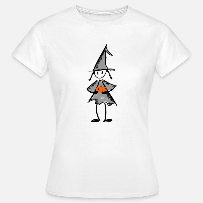 Pumpkin Witch - Women's T-Shirt - white