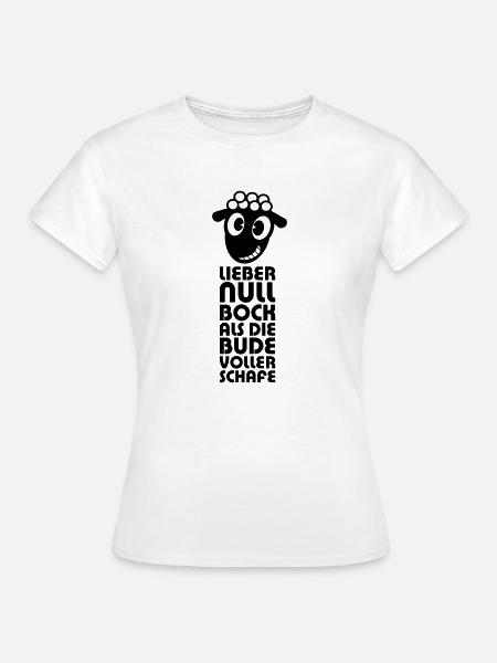 Null BockVersion 2 - Frauen T-Shirt - Weiß