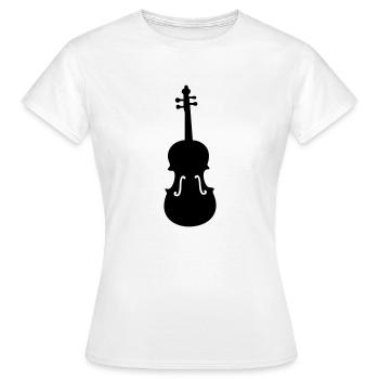 Bratsche - Frauen T-Shirt - Weiß - Vorne - AI Model Female 172 dark (172cm)