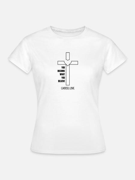 | Christian Clothing | Belief - Women's T-Shirt - white