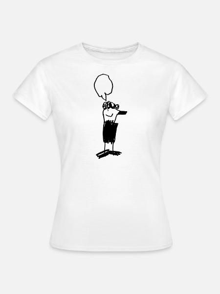 Elefantenmann - Frauen T-Shirt - Weiß