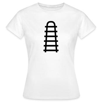 Leiter - Frauen T-Shirt - Weiß - Vorne - AI Model Female 172 dark (172cm)