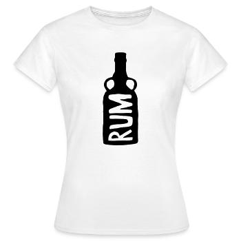 rhum - T-shirt Femme - blanc - Devant - AI Model Female 172 dark (172cm)