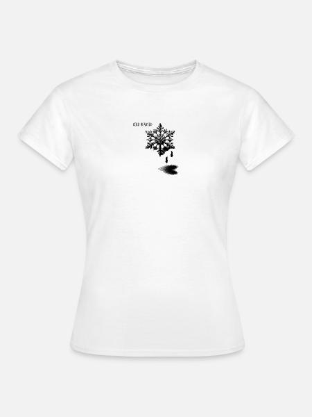 "Winter mood" - Frauen T-Shirt - Weiß