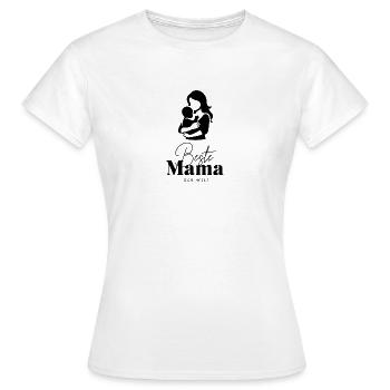 Beste Mama der Welt - Frauen T-Shirt - Weiß - Vorne - AI Model Female 172 dark (172cm)