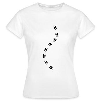 Élan - T-shirt Femme - blanc - Devant - AI Model Female 172 dark (172cm)