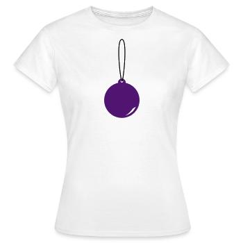 Christmas ball / / christmas ball / / ball - Women's T-Shirt - white - Front - AI Model Female 172 dark (172cm)