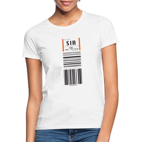 Flughafen Sitten - Sion - SIR - Frauen T-Shirt