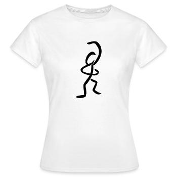 Dancers - Women's T-Shirt - white - Front - AI Model Female 172 dark (172cm)