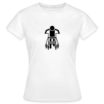 Walker - T-shirt Femme - blanc - Devant - AI Model Female 172 dark (172cm)