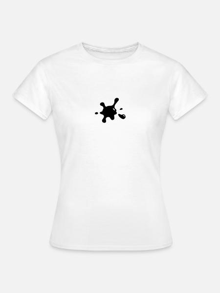 tintenklecks - Frauen T-Shirt - Weiß