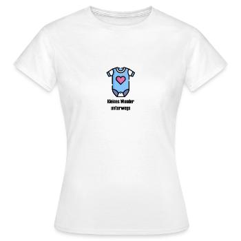 Baby unterwegs - Frauen T-Shirt - Weiß - Vorne - AI Model Female 172 dark (172cm)