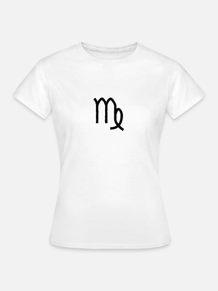 VIRGO-SYMBOL IN ÖL - Frauen T-Shirt - Weiß