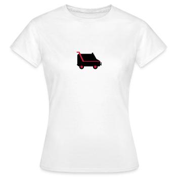 Transporter / van (2c) - Frauen T-Shirt - Weiß - Vorne - AI Model Female 172 dark (172cm)