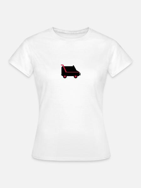Transporter / van (2c) - Frauen T-Shirt - Weiß