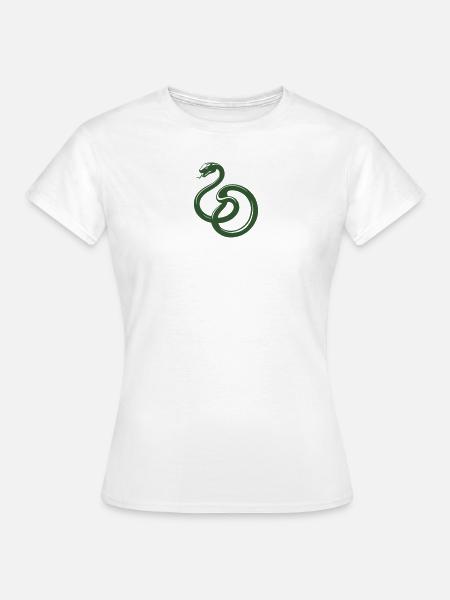 Schlangen Logo - Frauen T-Shirt - Weiß