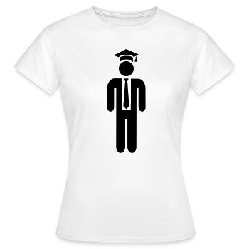 Professor - Frauen T-Shirt - Weiß - Vorne - AI Model Female 172 dark (172cm)