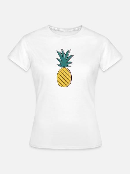 Pineapple - Frauen T-Shirt - Weiß