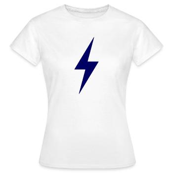 Electricity - Women's T-Shirt - white - Front - AI Model Female 172 dark (172cm)