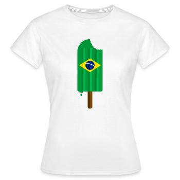 Geschmack von Brasilien - Frauen T-Shirt - Weiß - Vorne - AI Model Female 172 dark (172cm)