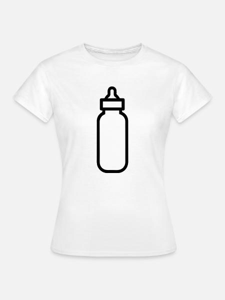 Flasche - Frauen T-Shirt - Weiß