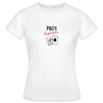 Expert Brochet - T-shirt Femme - blanc - Devant - AI Model Female 172 dark (172cm)