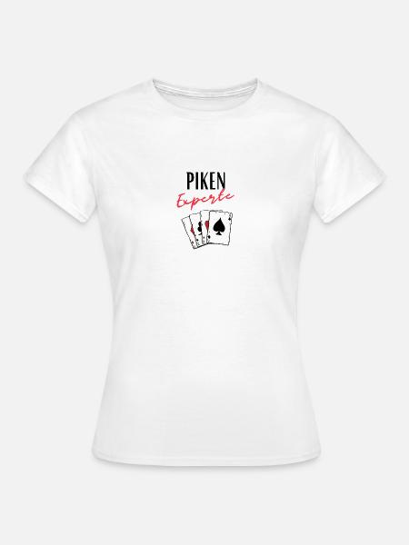 Piken Experte - Frauen T-Shirt - Weiß