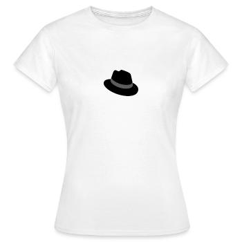 Red Hat logo - T-shirt Femme - blanc - Devant - AI Model Female 172 dark (172cm)