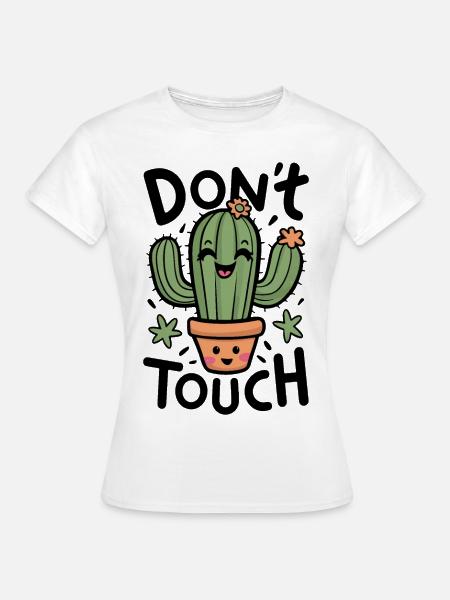 Nicht berühren - Frauen T-Shirt - Weiß