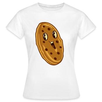 Biscuits Biscuits Biscuits Distributeur De Biscuit Boulangerie Cadeau de boulangerie - T-shirt Femme - blanc - Devant - AI Model Female 172 dark (172cm)