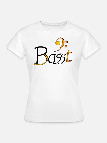 Basst - für Bässe - Frauen T-Shirt - Weiß