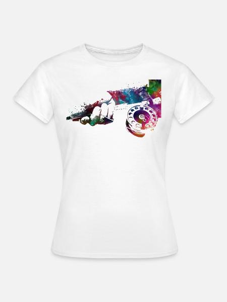 Angelsport #fishing - Frauen T-Shirt - Weiß