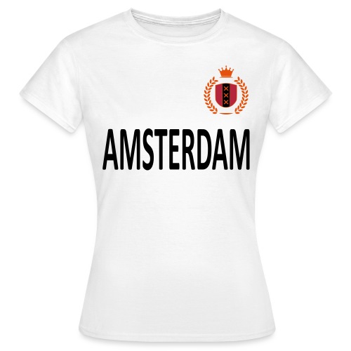 Amsterdam met krans - Vrouwen T-shirt