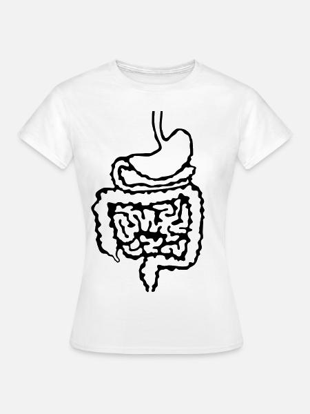 Arzt_Darm_d1 - Frauen T-Shirt - Weiß