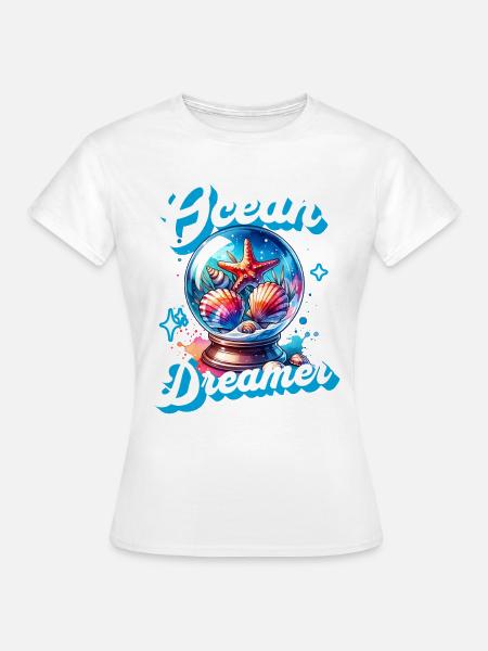 Ocean Dreamer Aquarium - Frauen T-Shirt - Weiß