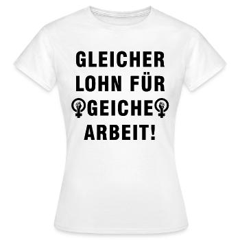 Contre le sexisme | Féminisme Féministe Cadeaux - T-shirt Femme - blanc - Devant - AI Model Female 172 dark (172cm)