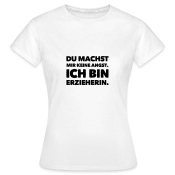 Educator | Gifts for educators Profession - Women's T-Shirt - white - Front - AI Model Female 172 dark (172cm)