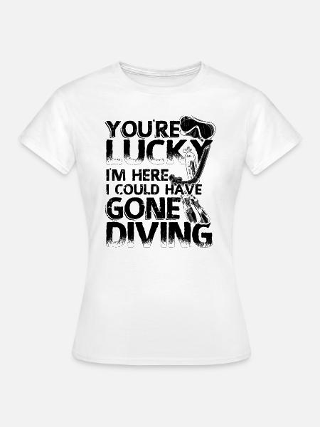 Plongée | Plongée plongée Plongée Cadeaux - T-shirt Femme - blanc