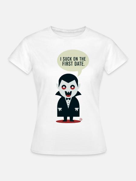 Little cheeky Vampire - Frauen T-Shirt - Weiß