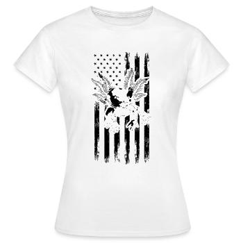 Axolotl Camouflage Flag Axolotl Camouflage - Women's T-Shirt - white - Front - AI Model Female 172 dark (172cm)