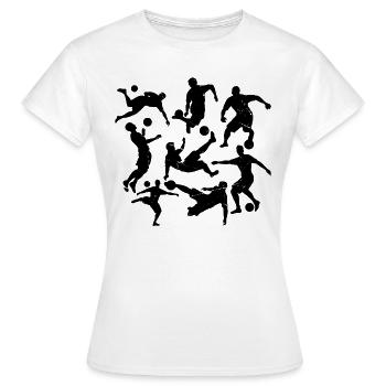 Soccer Game Soccer Lover - Soccer Players - Frauen T-Shirt - Weiß - Vorne - AI Model Female 172 dark (172cm)