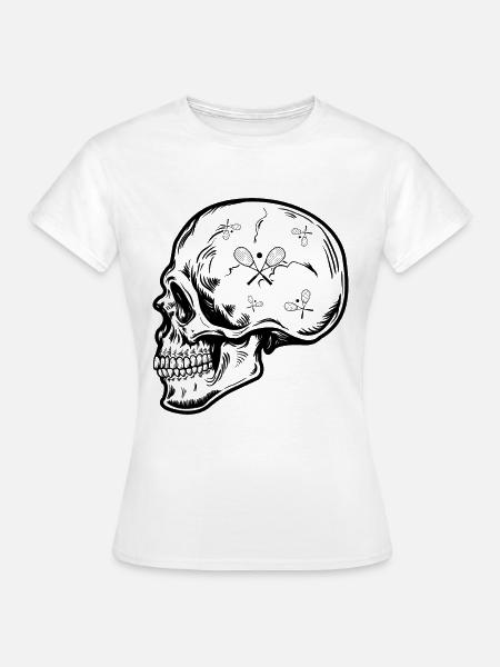 Funny Squash Head - Frauen T-Shirt - Weiß
