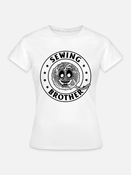 Sewing Brother - Frauen T-Shirt - Weiß