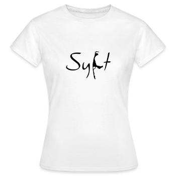 Sylt - T-shirt Femme - blanc - Devant - AI Model Female 172 dark (172cm)