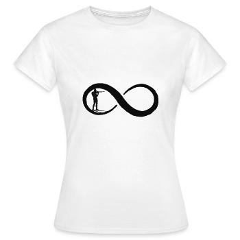 Biathlon - T-shirt Femme - blanc - Devant - AI Model Female 172 dark (172cm)