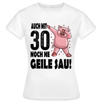 Club der alten Säcke 30 Geburtstag lustiger Spruch - Frauen T-Shirt - Weiß - Vorne - AI Model Female 172 dark (172cm)