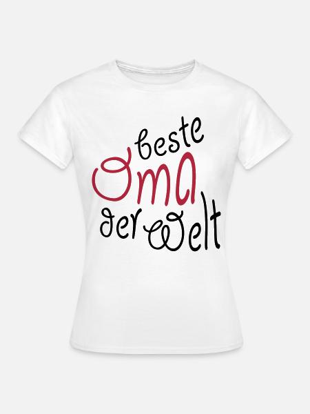 Cadeau pour grand-maman - meilleure grand-maman du - T-shirt Femme - blanc