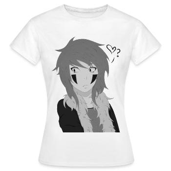 Anime manga - Women's T-Shirt - white - Front - AI Model Female 172 dark (172cm)